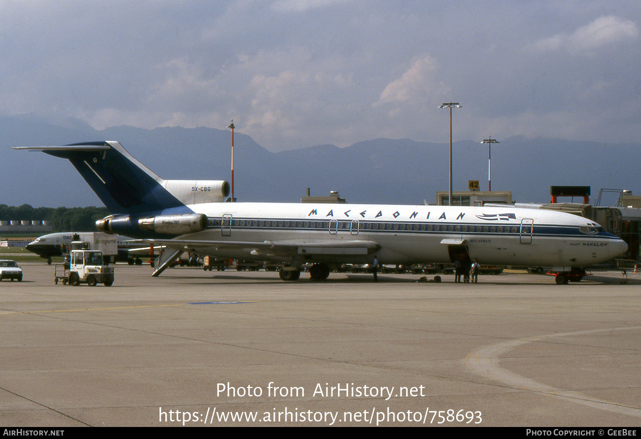 Aircraft Photo of SX-CBG | Boeing 727-230 | Macedonian Airlines | AirHistory.net #758693