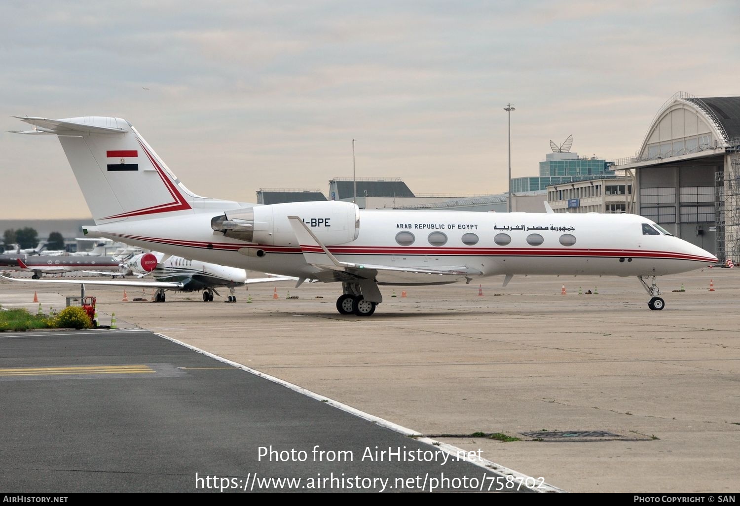 Aircraft Photo of SU-BPE | Gulfstream Aerospace G-IV Gulfstream IV | Egypt - Air Force | AirHistory.net #758702