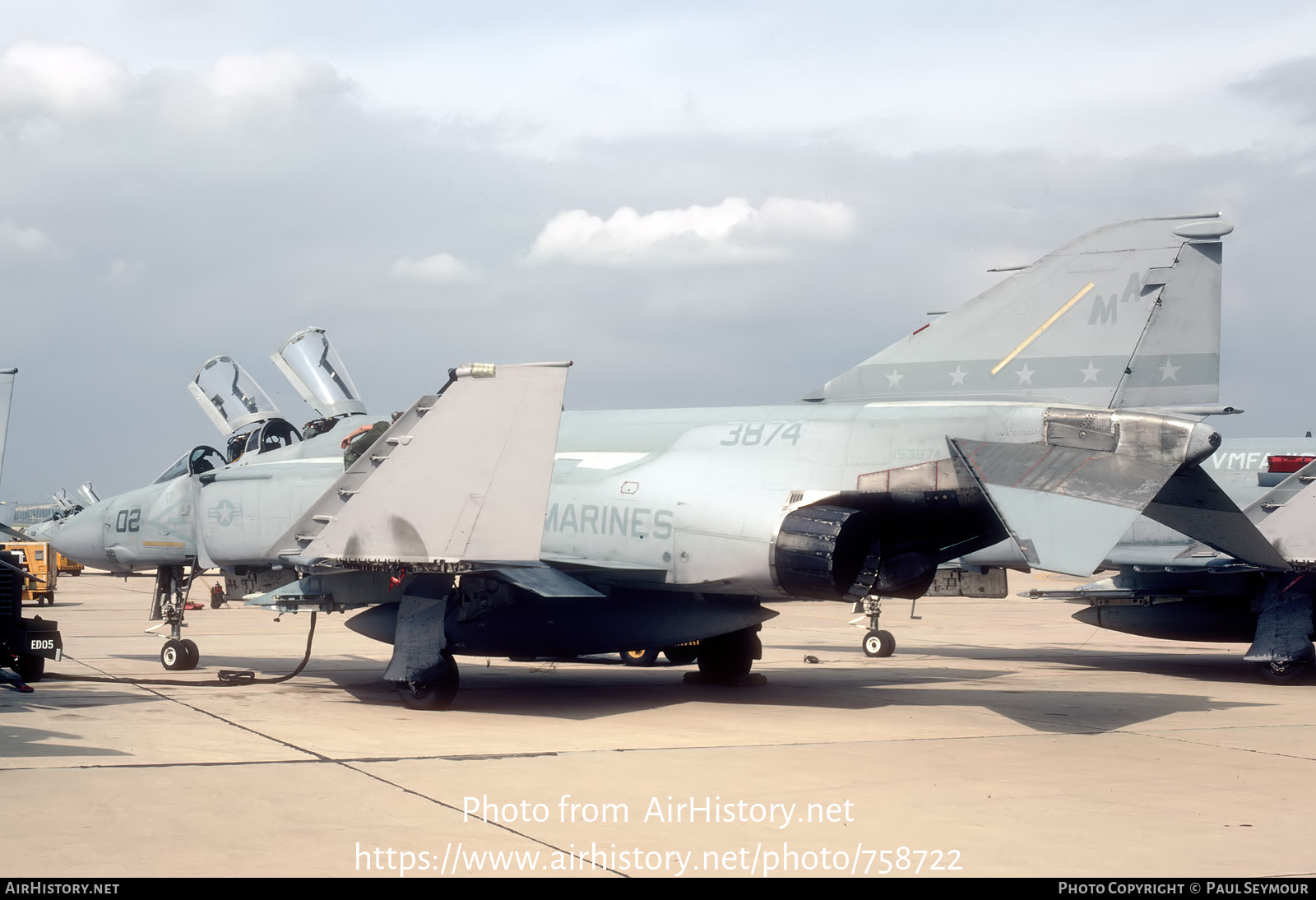 Aircraft Photo of 153874 / 3874 | McDonnell Douglas F-4S Phantom II | USA - Marines | AirHistory.net #758722