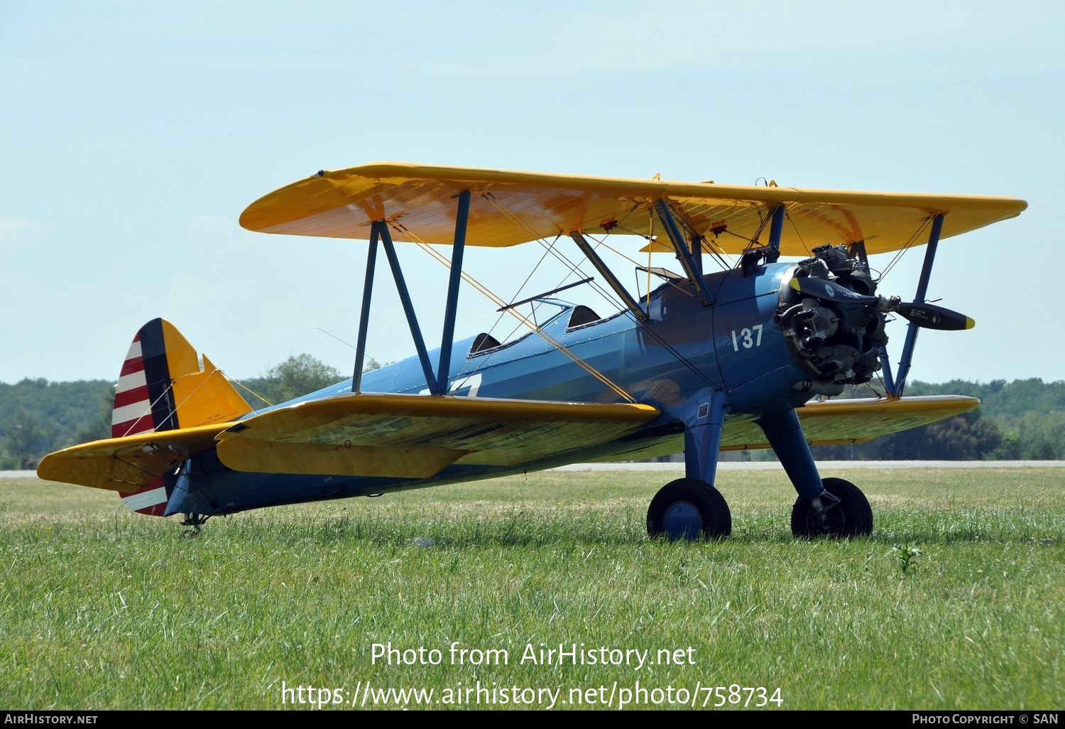 Aircraft Photo of N56608 | Boeing PT-17 Kaydet (A75N1) | USA - Army | AirHistory.net #758734