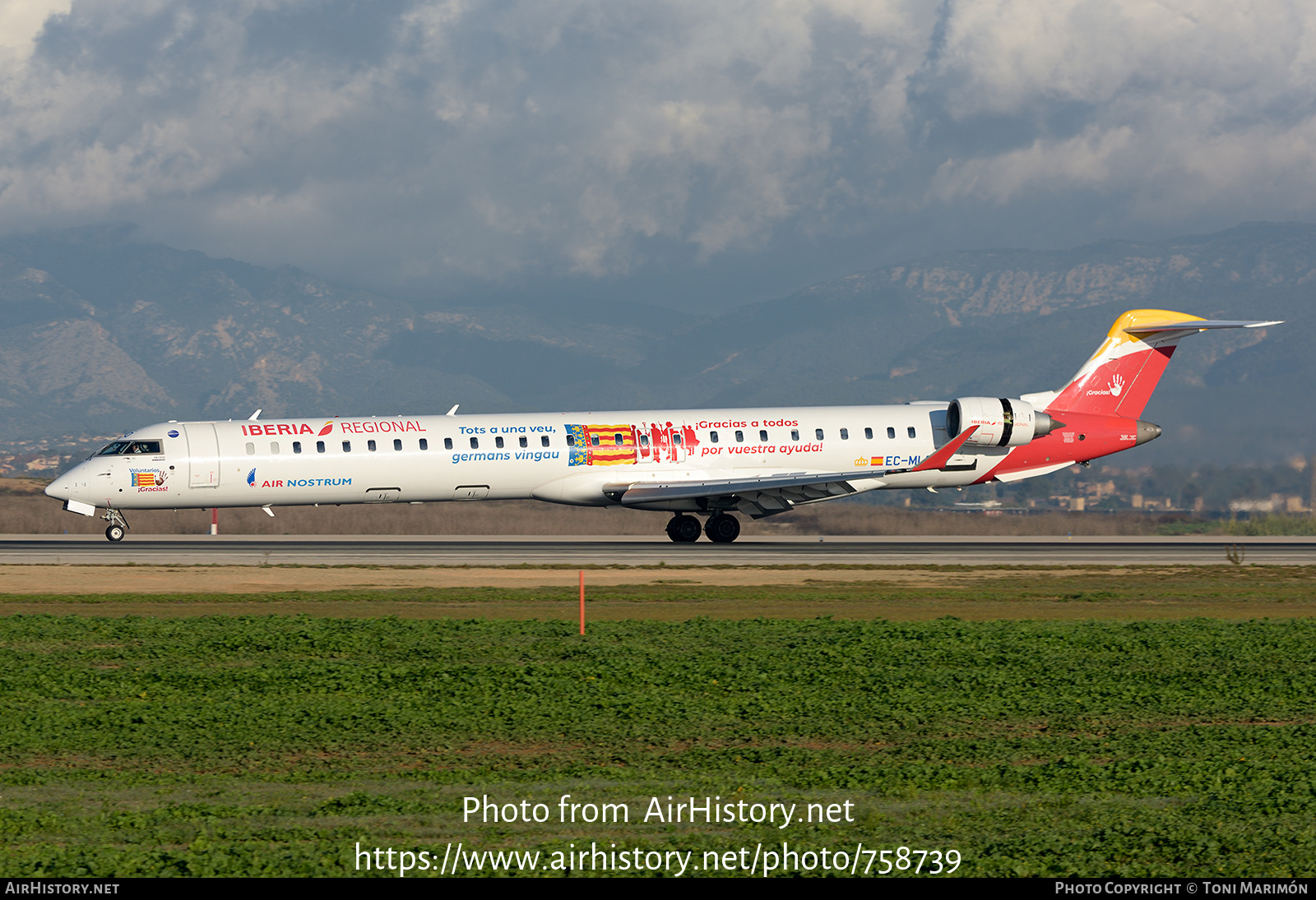 Aircraft Photo of EC-MLO | Bombardier CRJ-1000 (CL-600-2E25) | Iberia Regional | AirHistory.net #758739