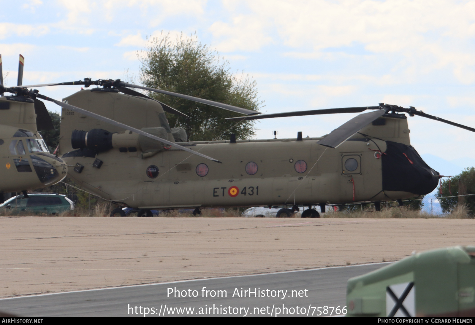 Aircraft Photo of HT17-31A / 10292 | Boeing CH-47F Chinook (414) | Spain - Army | AirHistory.net #758766