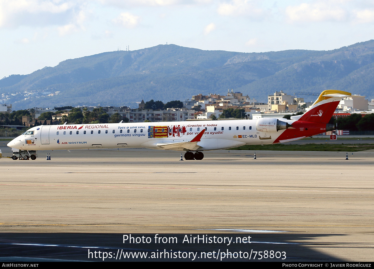 Aircraft Photo of EC-MLO | Bombardier CRJ-1000 (CL-600-2E25) | Iberia Regional | AirHistory.net #758803