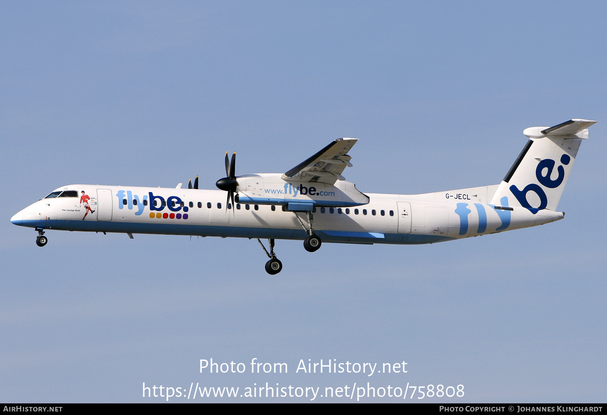 Aircraft Photo of G-JECL | Bombardier DHC-8-402 Dash 8 | Flybe | AirHistory.net #758808