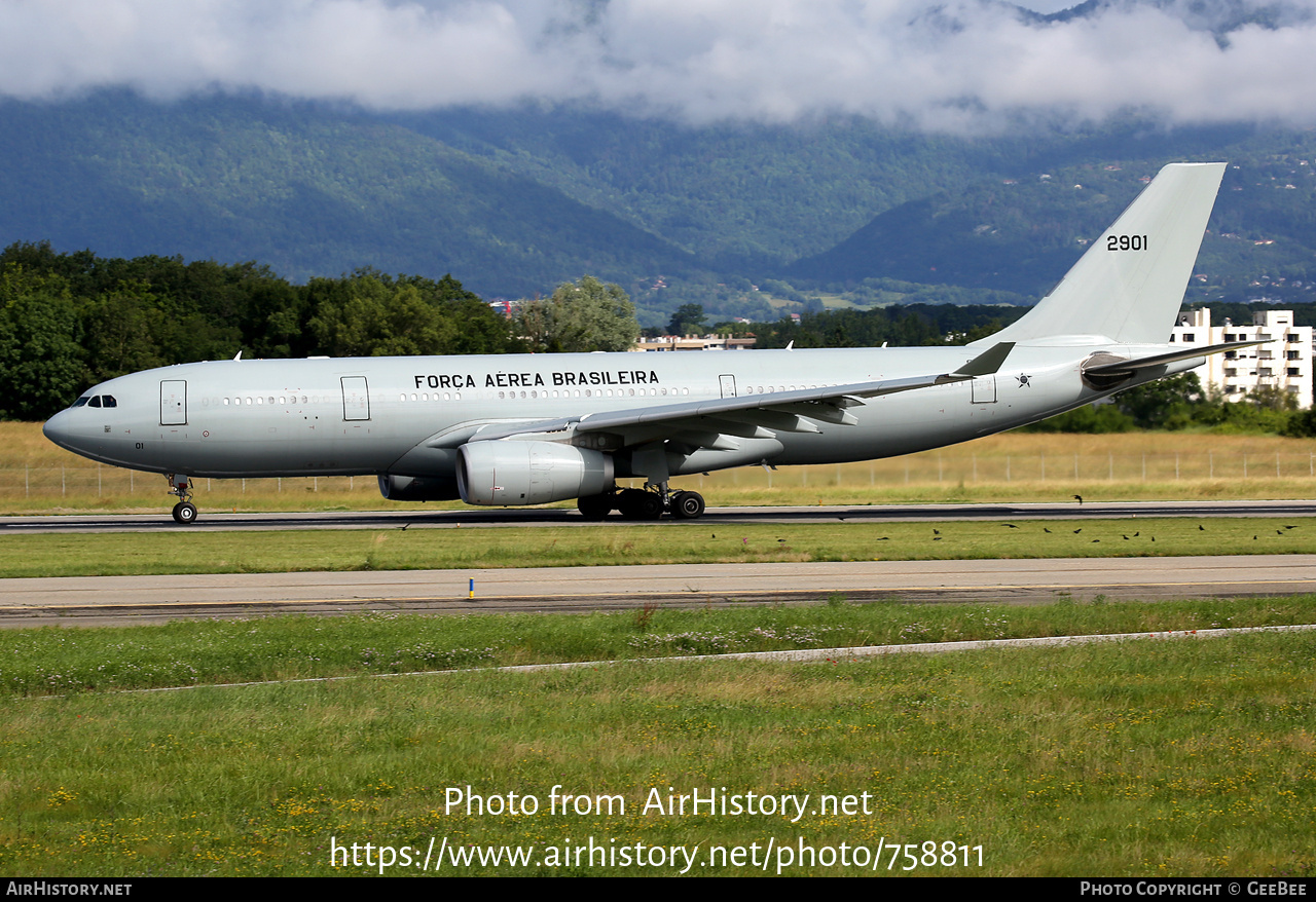 Aircraft Photo of 2901 | Airbus A330-243 | Brazil - Air Force | AirHistory.net #758811