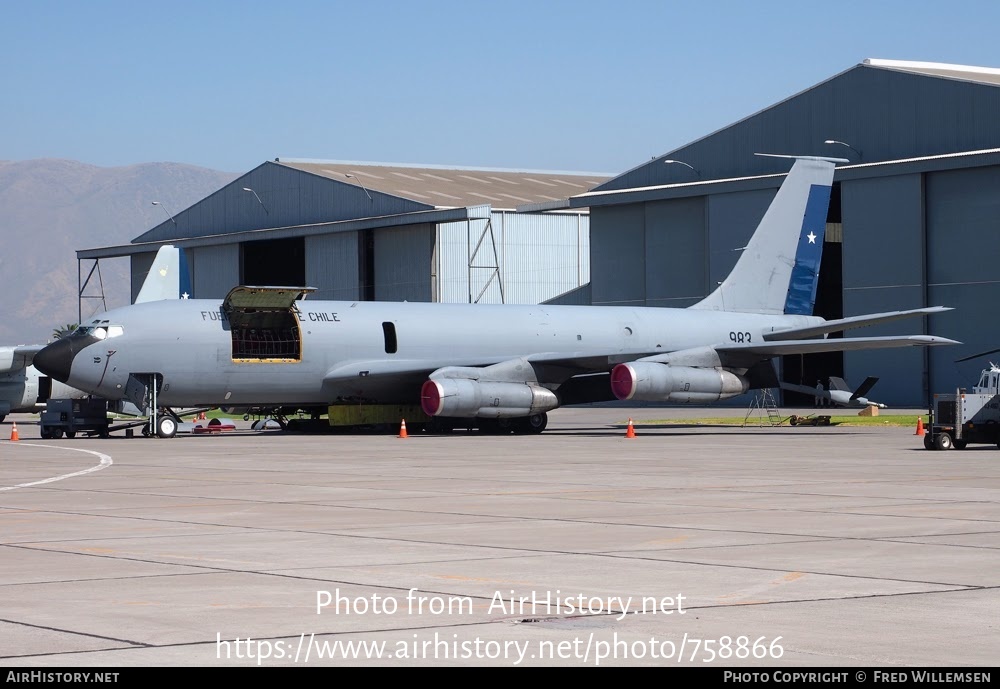 Aircraft Photo of 983 | Boeing KC-135E Stratotanker | Chile - Air Force | AirHistory.net #758866