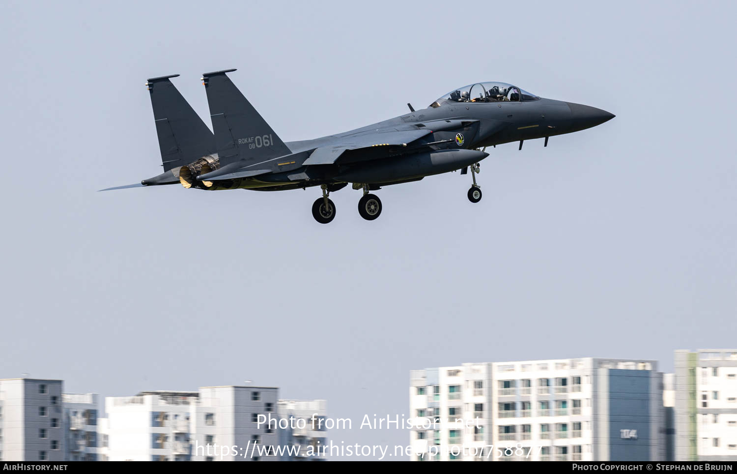 Aircraft Photo of 08-061 | Boeing F-15K Slam Eagle | South Korea - Air Force | AirHistory.net #758877