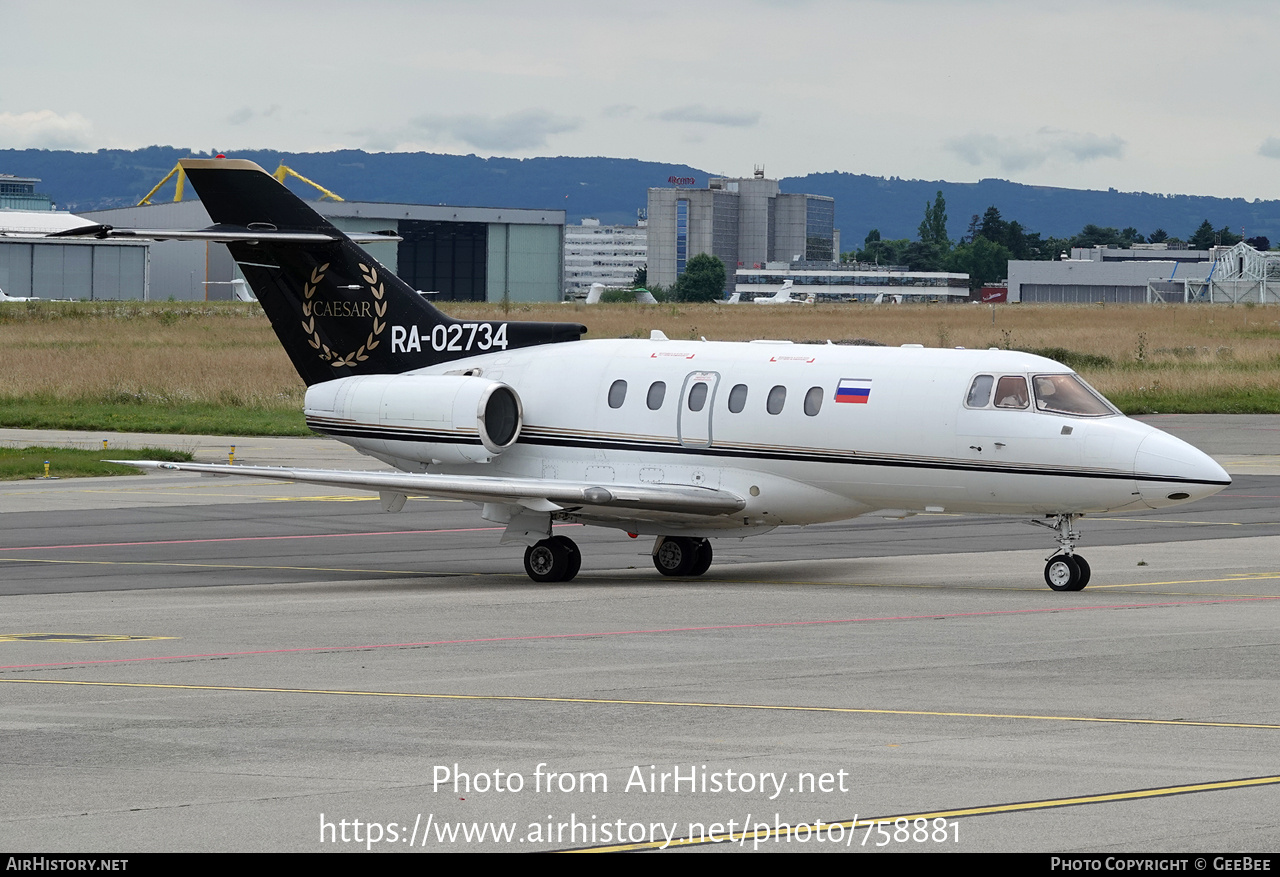 Aircraft Photo of RA-02734 | Raytheon Hawker 800XP | AirHistory.net #758881