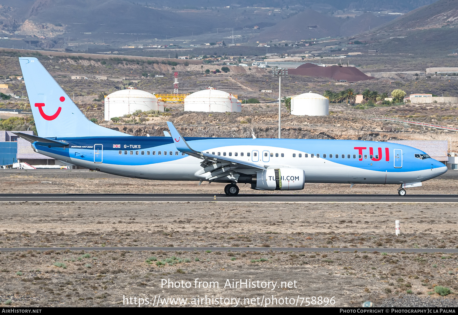 Aircraft Photo of G-TUKS | Boeing 737-8K5 | TUI | AirHistory.net #758896