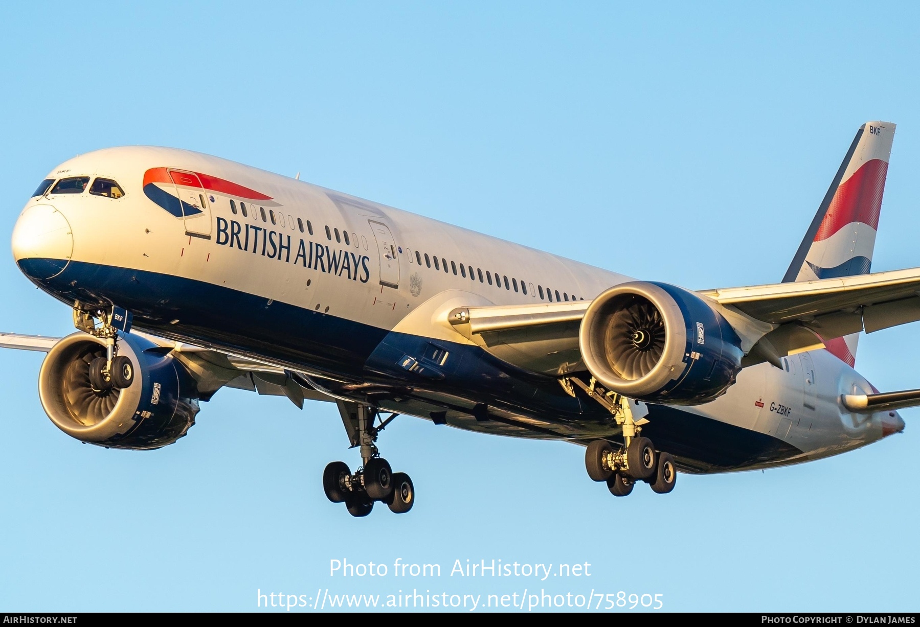 Aircraft Photo of G-ZBKF | Boeing 787-9 Dreamliner | British Airways | AirHistory.net #758905