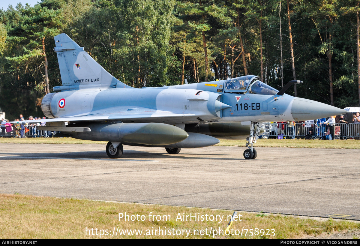 Aircraft Photo of 76 | Dassault Mirage 2000-5F | France - Air Force | AirHistory.net #758923