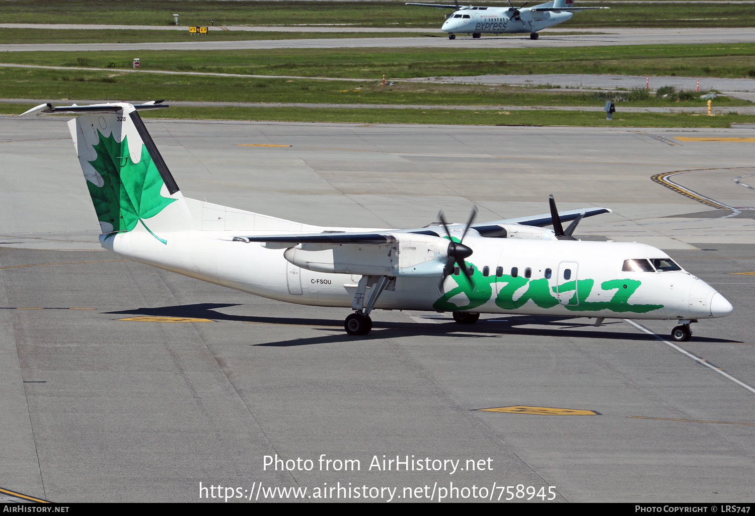 Aircraft Photo of C-FSOU | De Havilland Canada DHC-8-311Q Dash 8 | Air Canada Jazz | AirHistory.net #758945