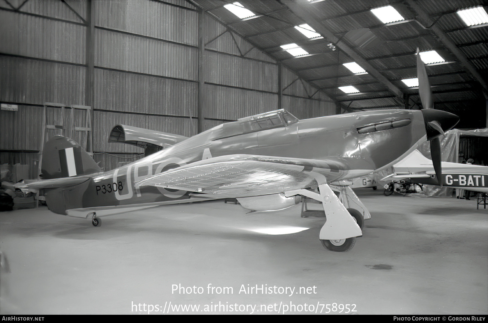 Aircraft Photo of G-AWLW / P3308 | Hawker Hurricane Mk12 | UK - Air Force | AirHistory.net #758952