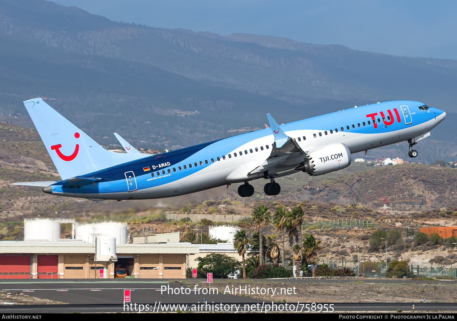 Aircraft Photo of D-AMAD | Boeing 737-8 Max 8 | TUI | AirHistory.net #758955