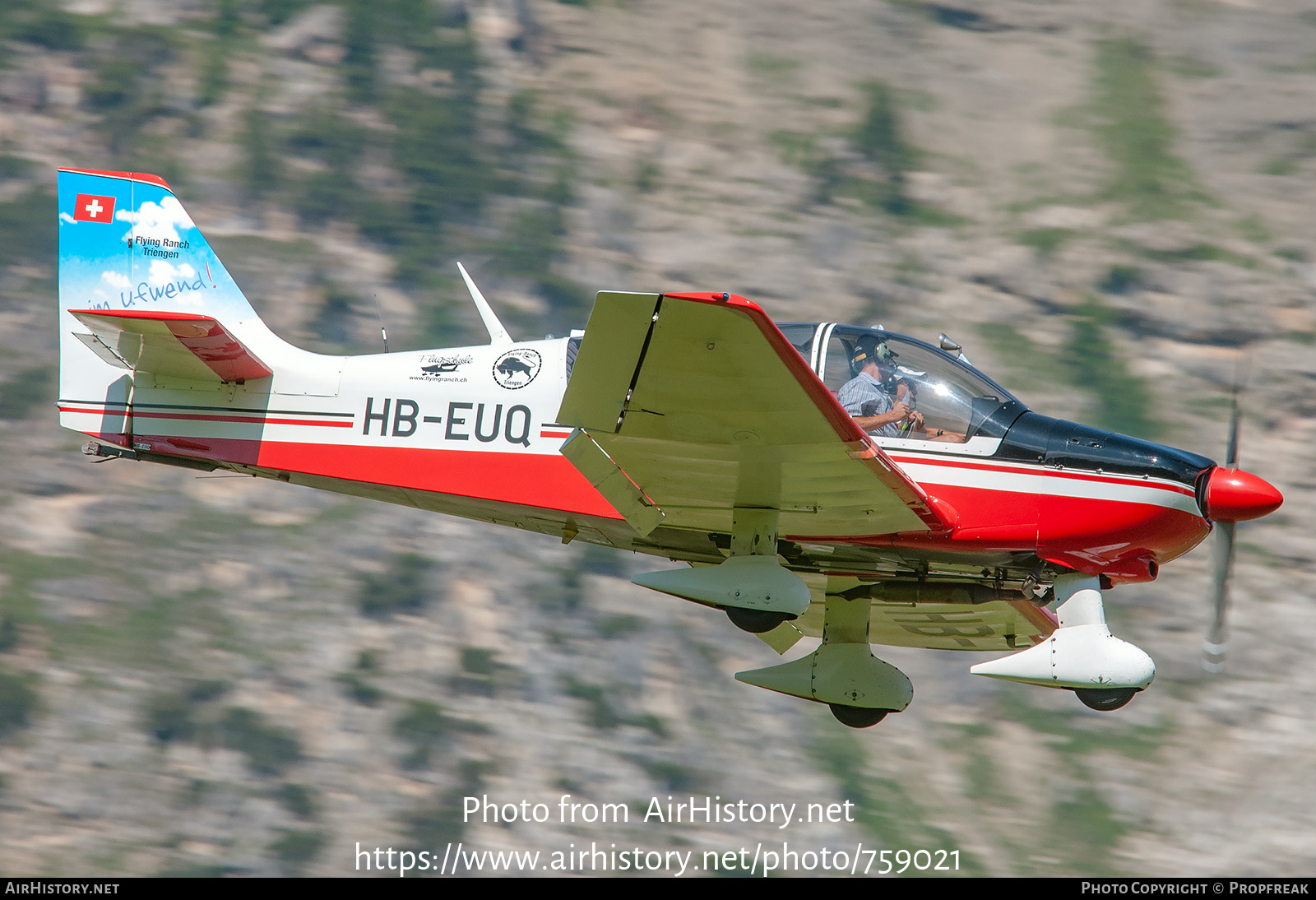 Aircraft Photo of HB-EUQ | Robin DR-400-180R | Flying Ranch Triengen | AirHistory.net #759021