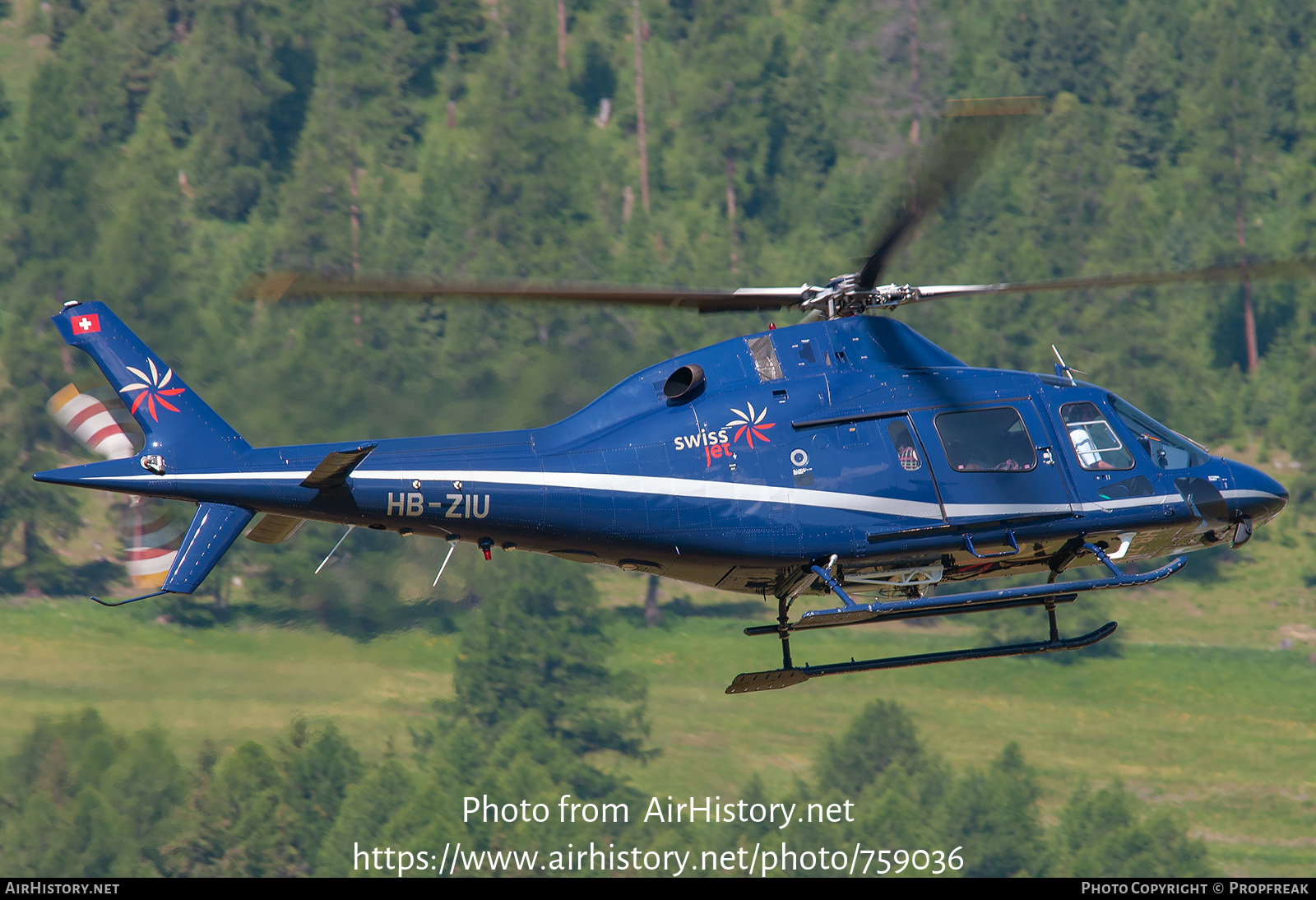 Aircraft Photo of HB-ZIU | Agusta A-119 Koala | Swiss Jet | AirHistory.net #759036