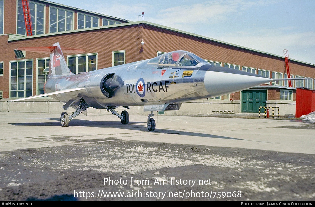 Aircraft Photo of 12701 | Canadair CF-104 Starfighter | Canada - Air Force | AirHistory.net #759068