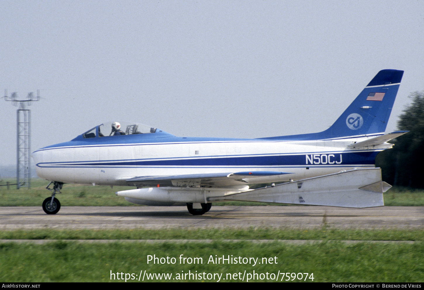 Aircraft Photo of N50CJ | Canadair CL-13B Sabre 6 | Corporate Jets | AirHistory.net #759074