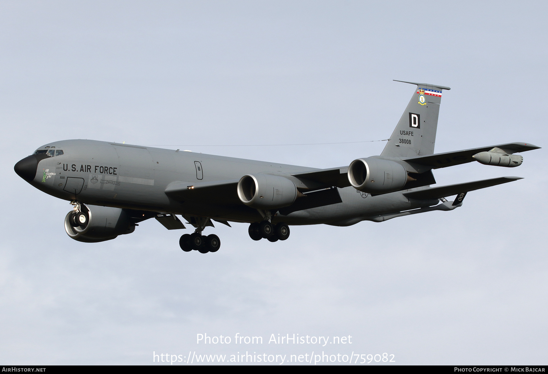 Aircraft Photo of 63-8008 / 38008 | Boeing KC-135R Stratotanker | USA - Air Force | AirHistory.net #759082