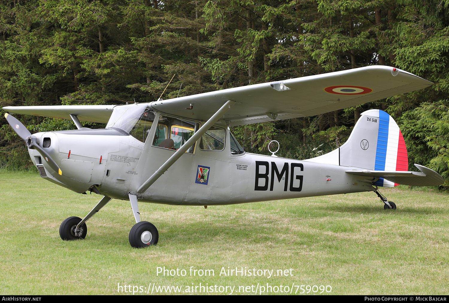 Aircraft Photo of G-JDOG / 24541 | Cessna O-1E Bird Dog | France - Army | AirHistory.net #759090