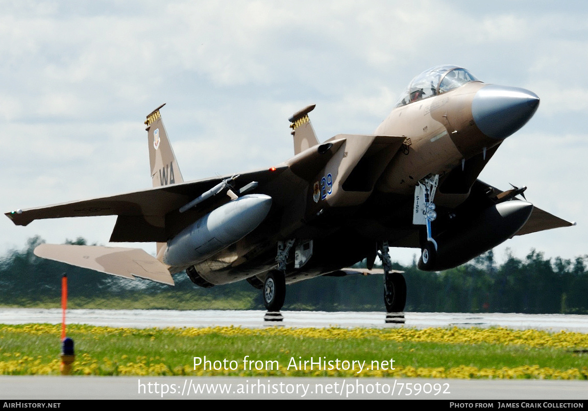 Aircraft Photo of 85-0129 | McDonnell Douglas F-15C Eagle | USA - Air Force | AirHistory.net #759092