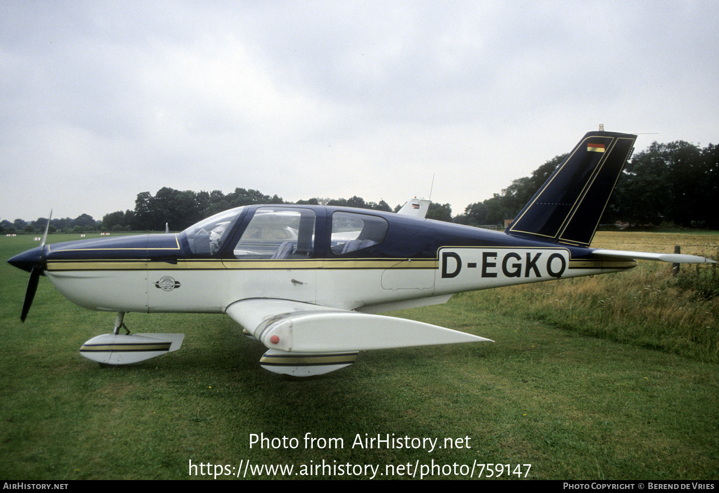 Aircraft Photo of D-EGKO | Socata TB-10 Tobago | AirHistory.net #759147