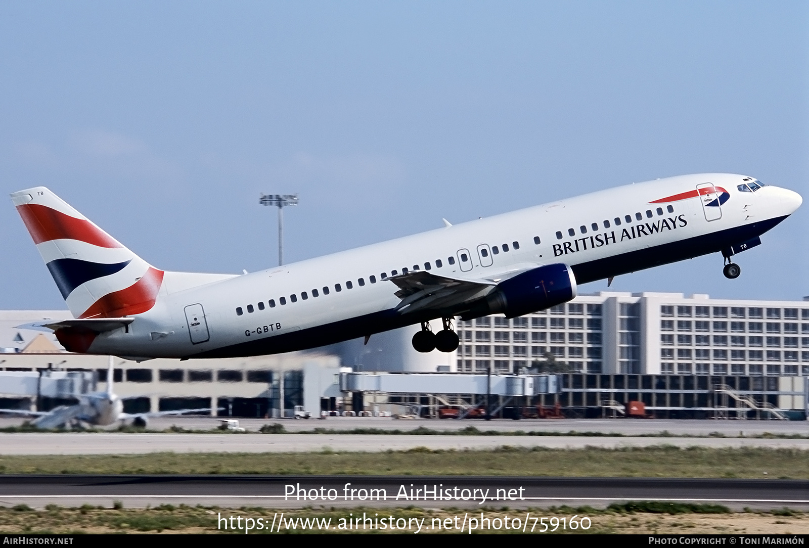 Aircraft Photo of G-GBTB | Boeing 737-436 | British Airways | AirHistory.net #759160