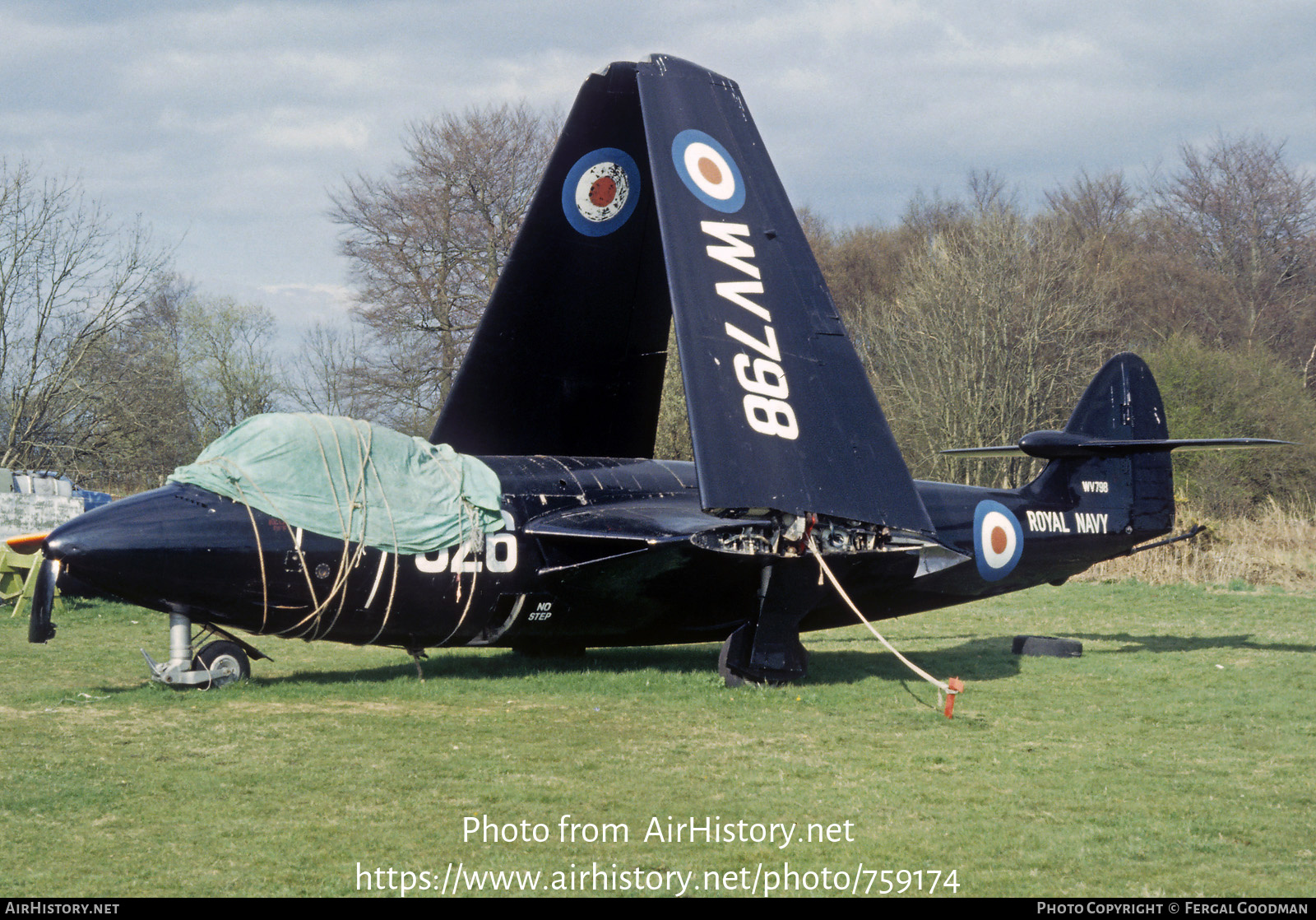 Aircraft Photo of WV798 | Hawker Sea Hawk FGA6 | UK - Navy | AirHistory.net #759174