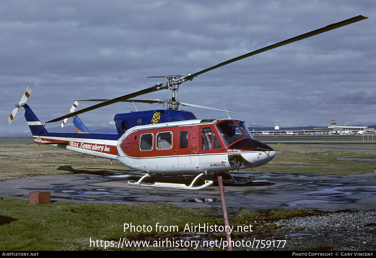 Aircraft Photo of N4503Q | Bell 212 Twin Two-Twelve | Max Sonnenberg | AirHistory.net #759177