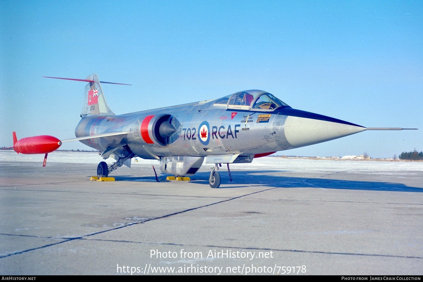 Aircraft Photo of 12702 | Canadair CF-104 Starfighter | Canada - Air Force | AirHistory.net #759178