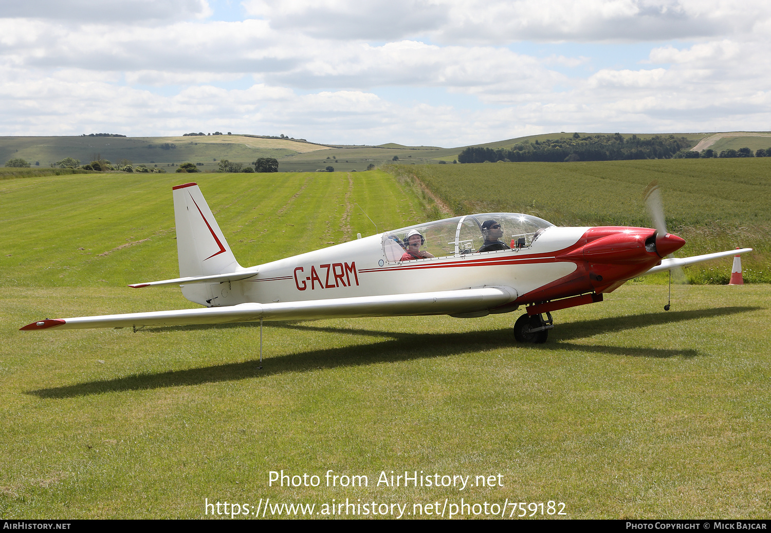 Aircraft Photo of G-AZRM | Fournier RF-5 | AirHistory.net #759182