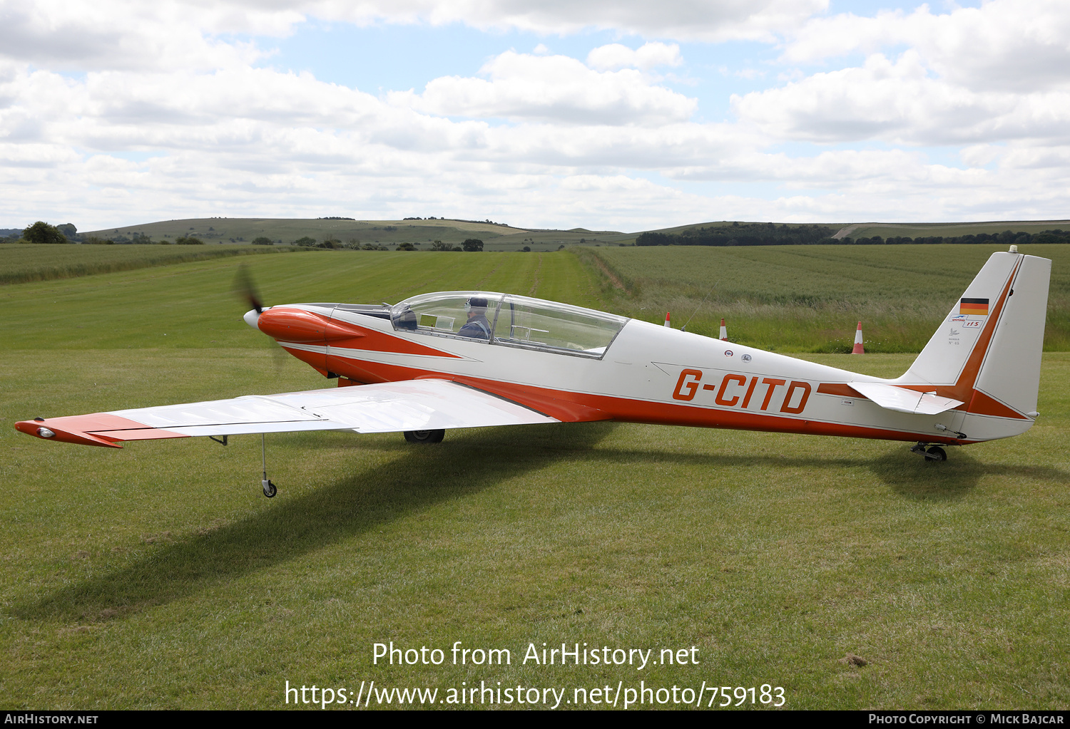 Aircraft Photo of G-CITD | Fournier RF-5 | AirHistory.net #759183