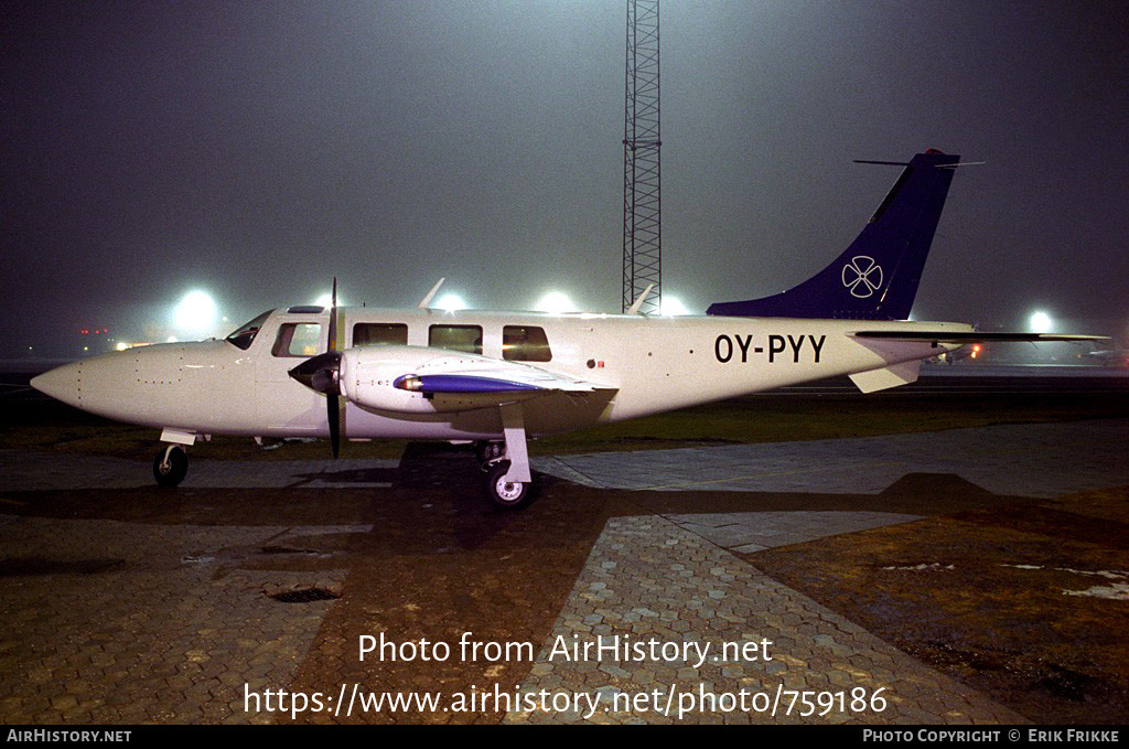 Aircraft Photo of OY-PYY | Piper PA-60-601P Aerostar | AirHistory.net #759186