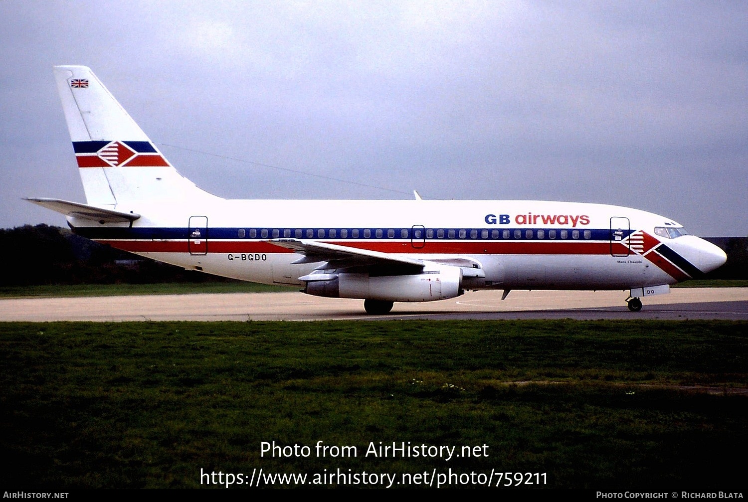 Aircraft Photo of G-BGDO | Boeing 737-236/Adv | GB Airways | AirHistory.net #759211