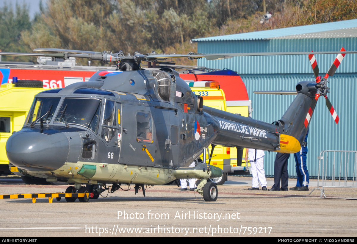 Aircraft Photo of 268 | Westland SH-14D Lynx (WG-13) | Netherlands - Navy | AirHistory.net #759217