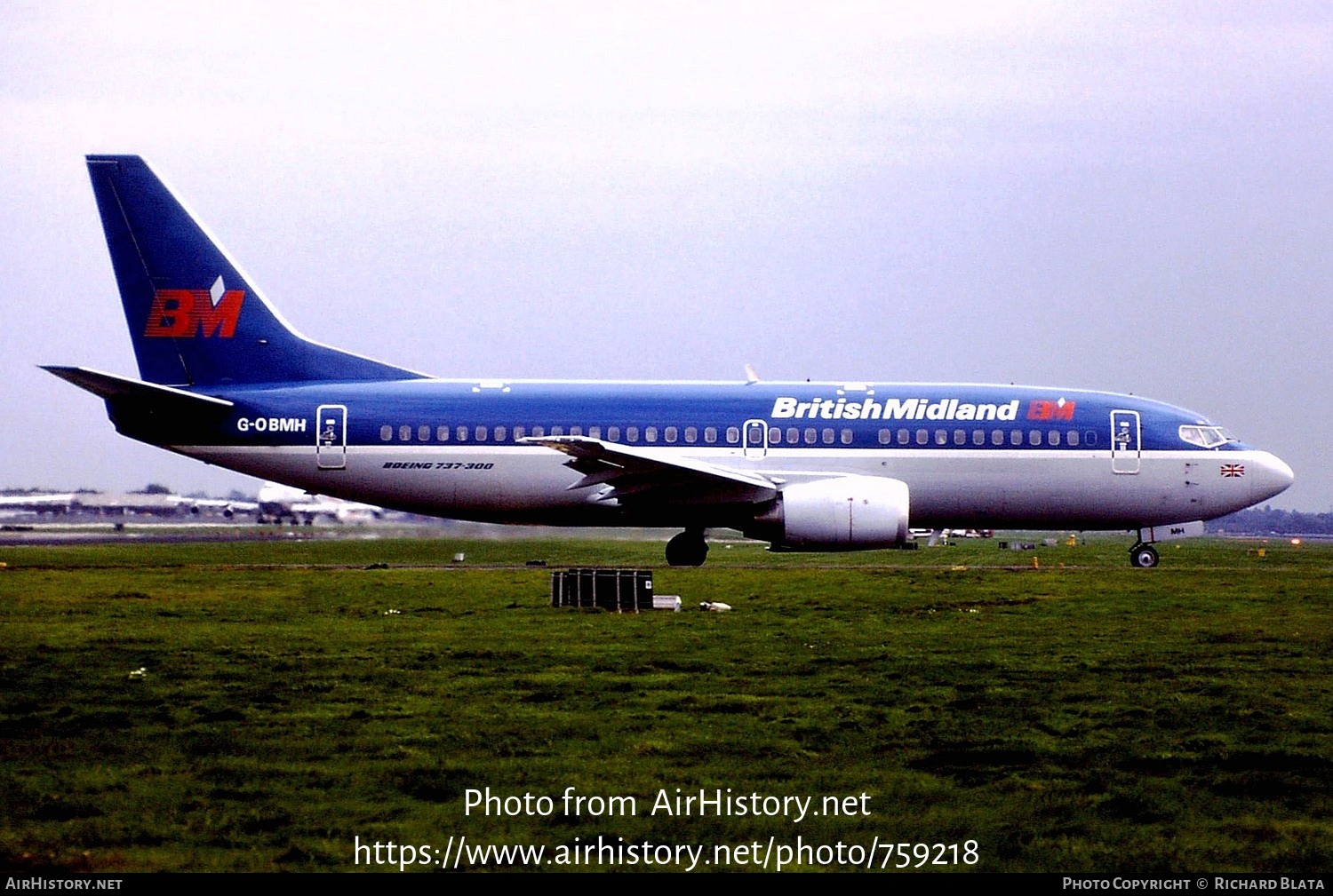 Aircraft Photo of G-OBMH | Boeing 737-33A | British Midland Airways - BMA | AirHistory.net #759218