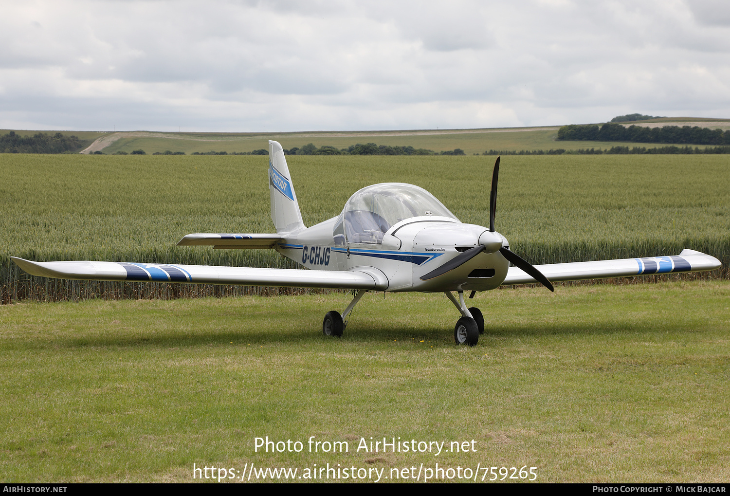 Aircraft Photo of G-CHJG | Cosmik EV-97 TeamEurostar UK | AirHistory.net #759265