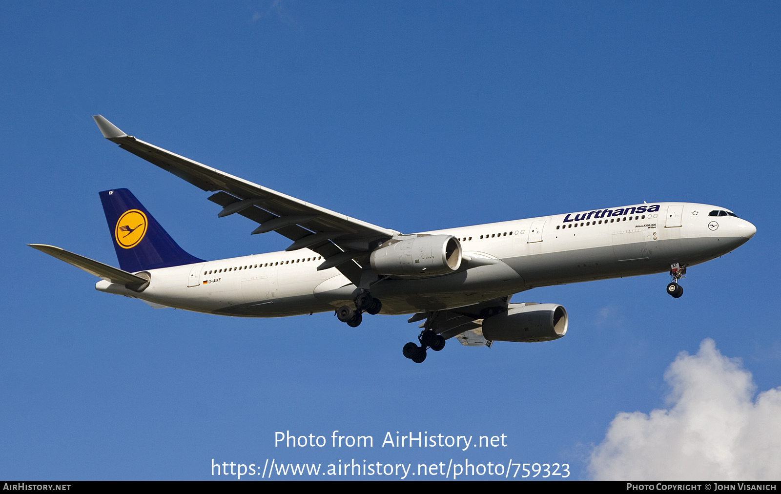 Aircraft Photo of D-AIKF | Airbus A330-343 | Lufthansa | AirHistory.net #759323