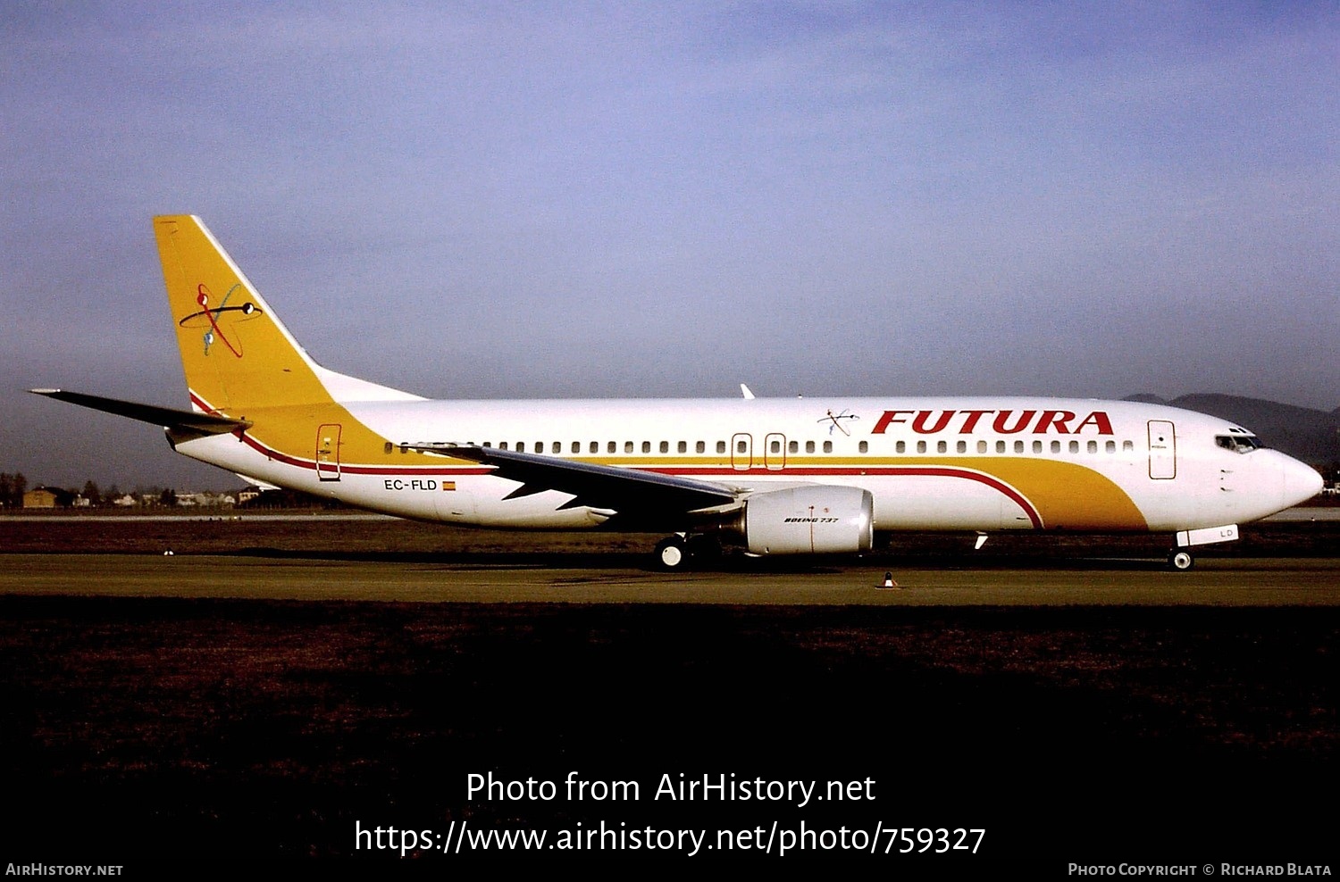 Aircraft Photo of EC-FLD | Boeing 737-4Y0 | Futura International Airways | AirHistory.net #759327