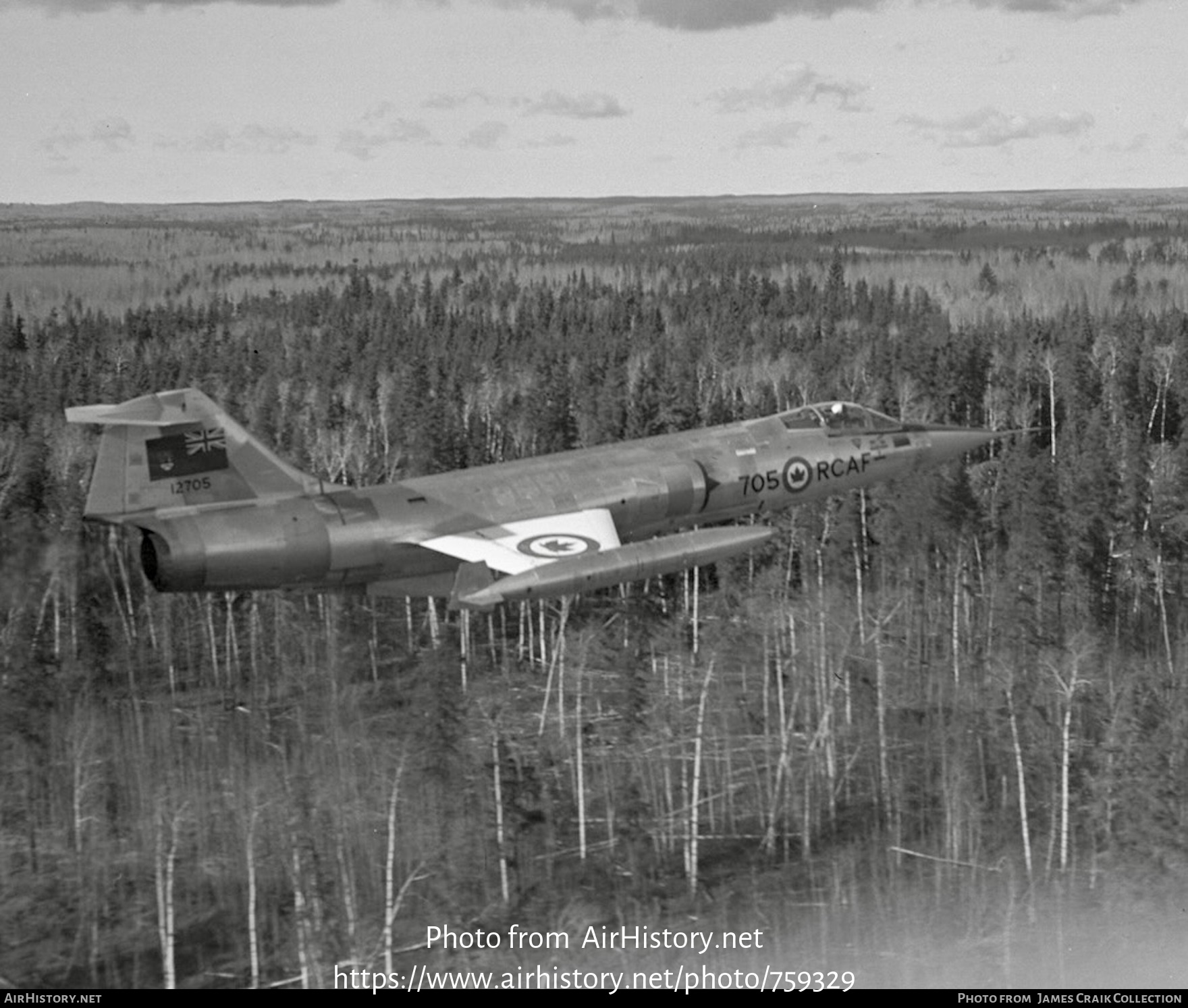 Aircraft Photo of 12705 | Canadair CF-104 Starfighter | Canada - Air Force | AirHistory.net #759329