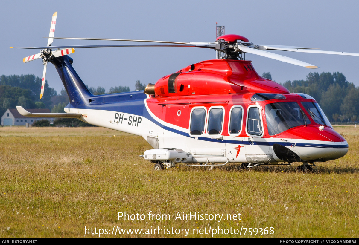 Aircraft Photo of PH-SHP | AgustaWestland AW-139 | CHC Helicopters | AirHistory.net #759368