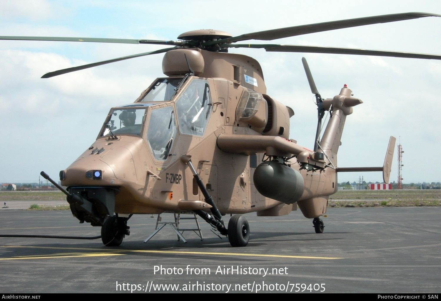 Aircraft Photo of F-ZWBP | Eurocopter EC-665 Tigre HAD | Spain - Army | AirHistory.net #759405