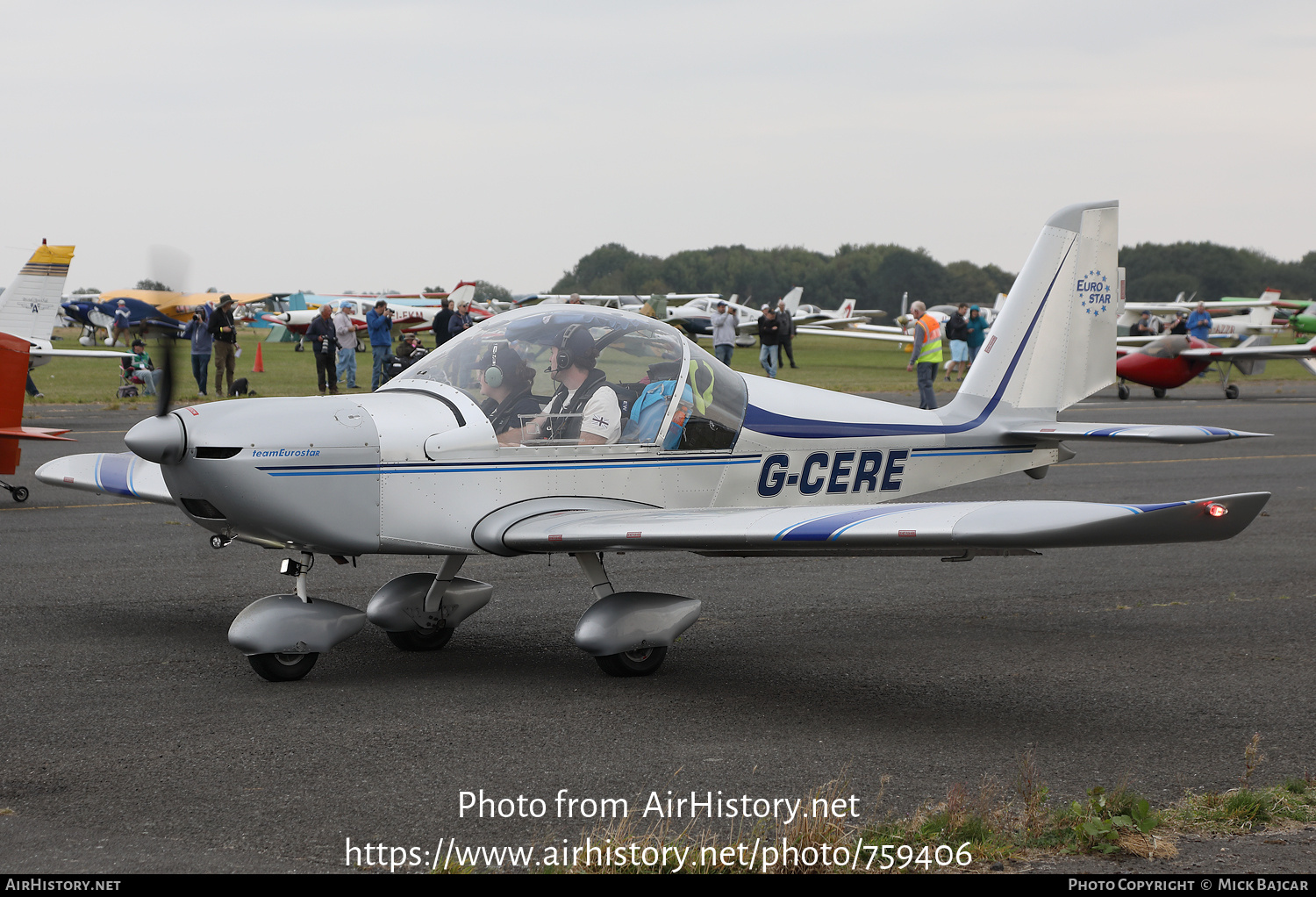 Aircraft Photo of G-CERE | Cosmik EV-97 TeamEurostar UK | AirHistory.net #759406