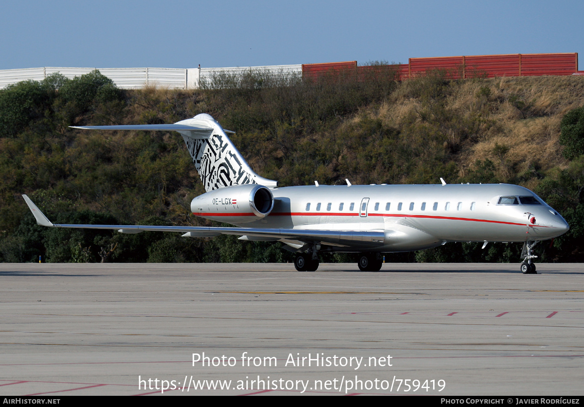 Aircraft Photo of OE-LGX | Bombardier Global Express (BD-700-1A10) | AirHistory.net #759419