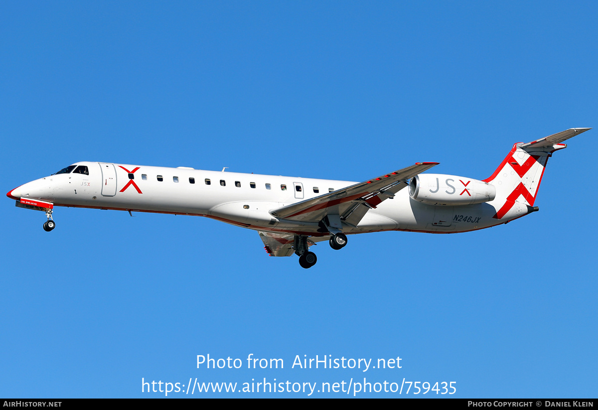 Aircraft Photo of N246JX | Embraer ERJ-145LR (EMB-145LR) | JetSuiteX - JSX | AirHistory.net #759435