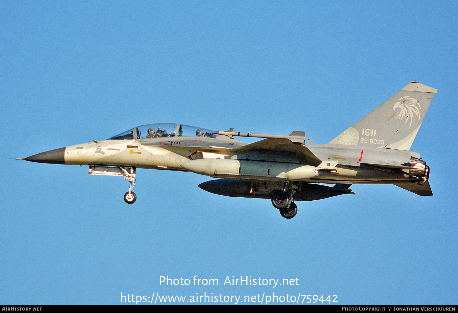 Aircraft Photo of 1611 / 83-8035 | AIDC F-CK-1D Hsung Ying | Taiwan - Air Force | AirHistory.net #759442