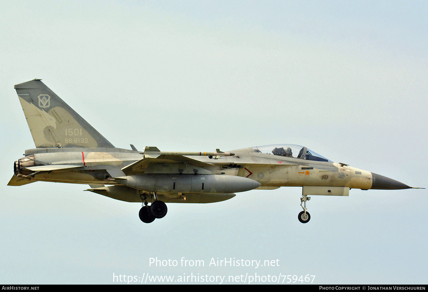 Aircraft Photo of 1501 / 88-8133 | AIDC F-CK-1C Hsung Ying | Taiwan - Air Force | AirHistory.net #759467