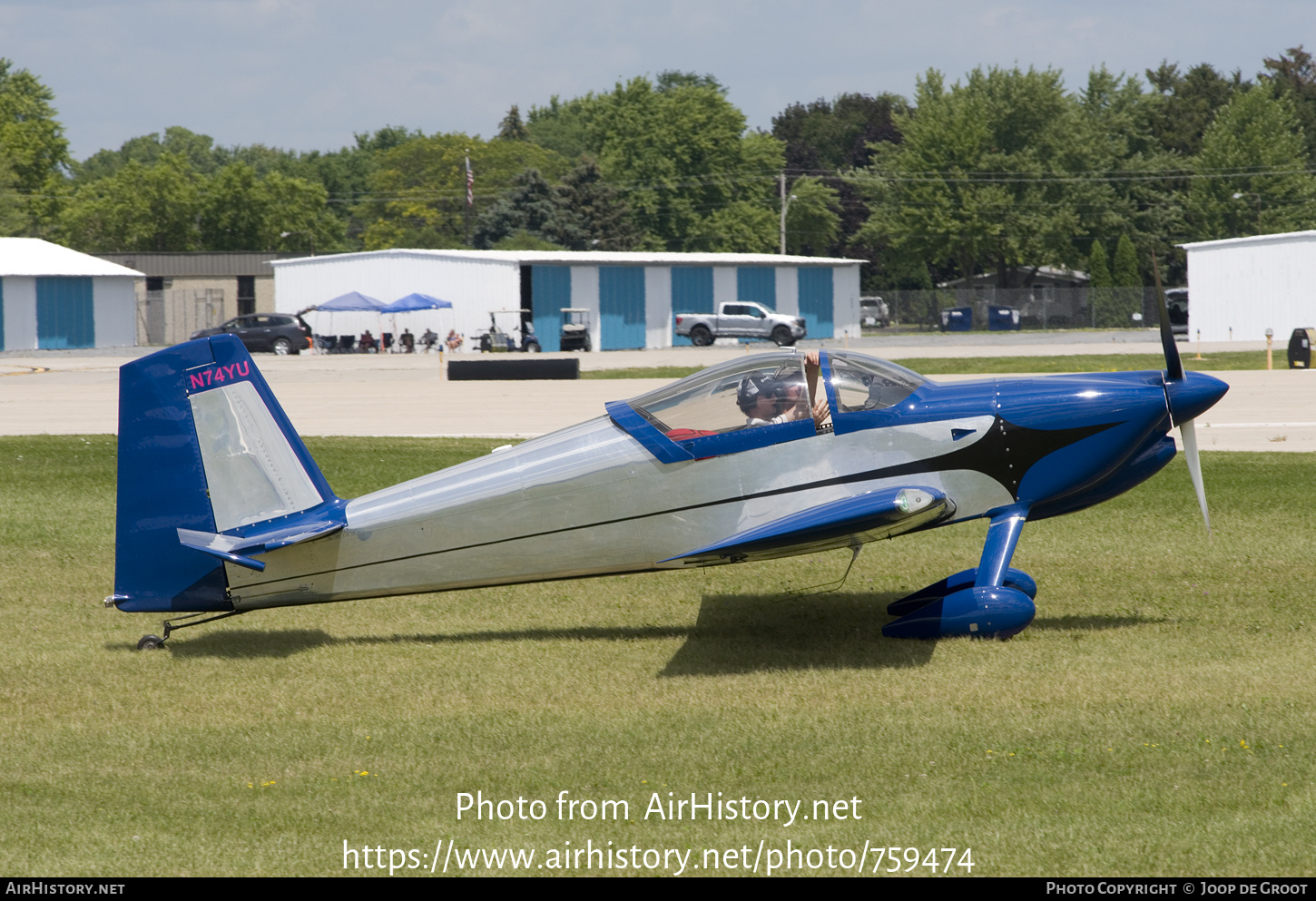 Aircraft Photo of N74YU | Van's RV-7 | AirHistory.net #759474