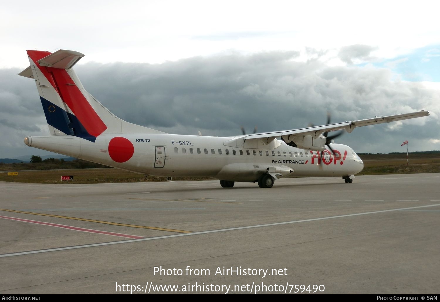 Aircraft Photo of F-GVZL | ATR ATR-72-500 (ATR-72-212A) | Hop! | AirHistory.net #759490