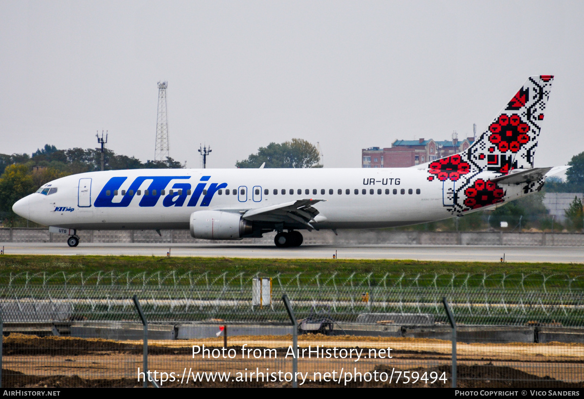 Aircraft Photo of UR-UTG | Boeing 737-4Q8 | UTair | AirHistory.net #759494